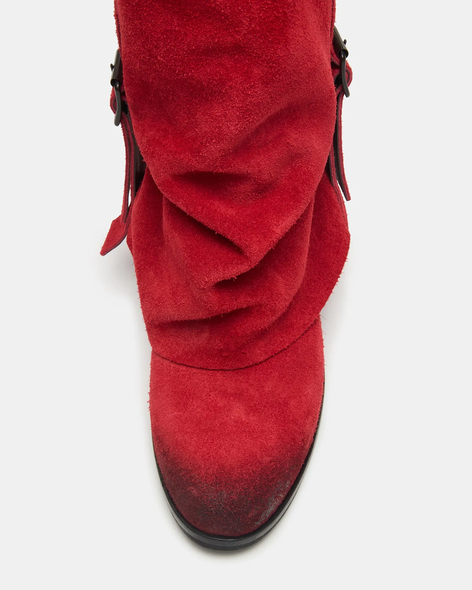 BOZEMAN RED SUEDE Gianvito Rossi Boots