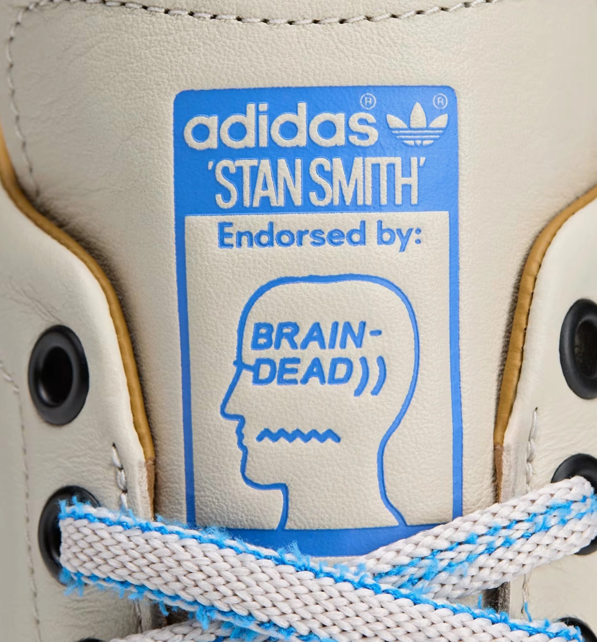 Brain Dead x Stan Smith Bliss Mens Lifestyle Shoe - Bliss/Light Blue/Mesa David Beckham Adidas Shoes