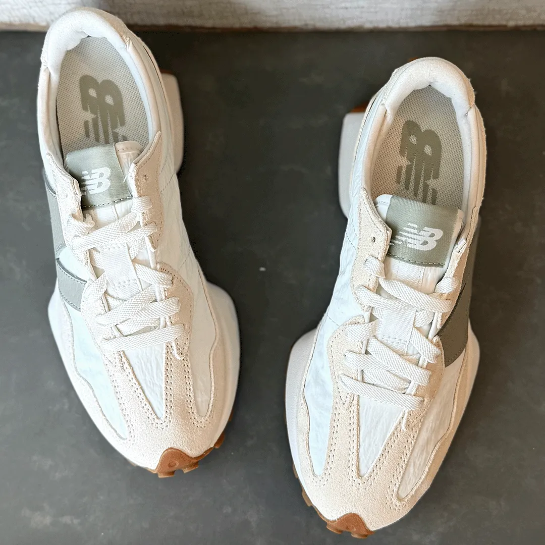 New Balances Fresh Foam New Balance 327 Linen Sea Salt Olivine Women's