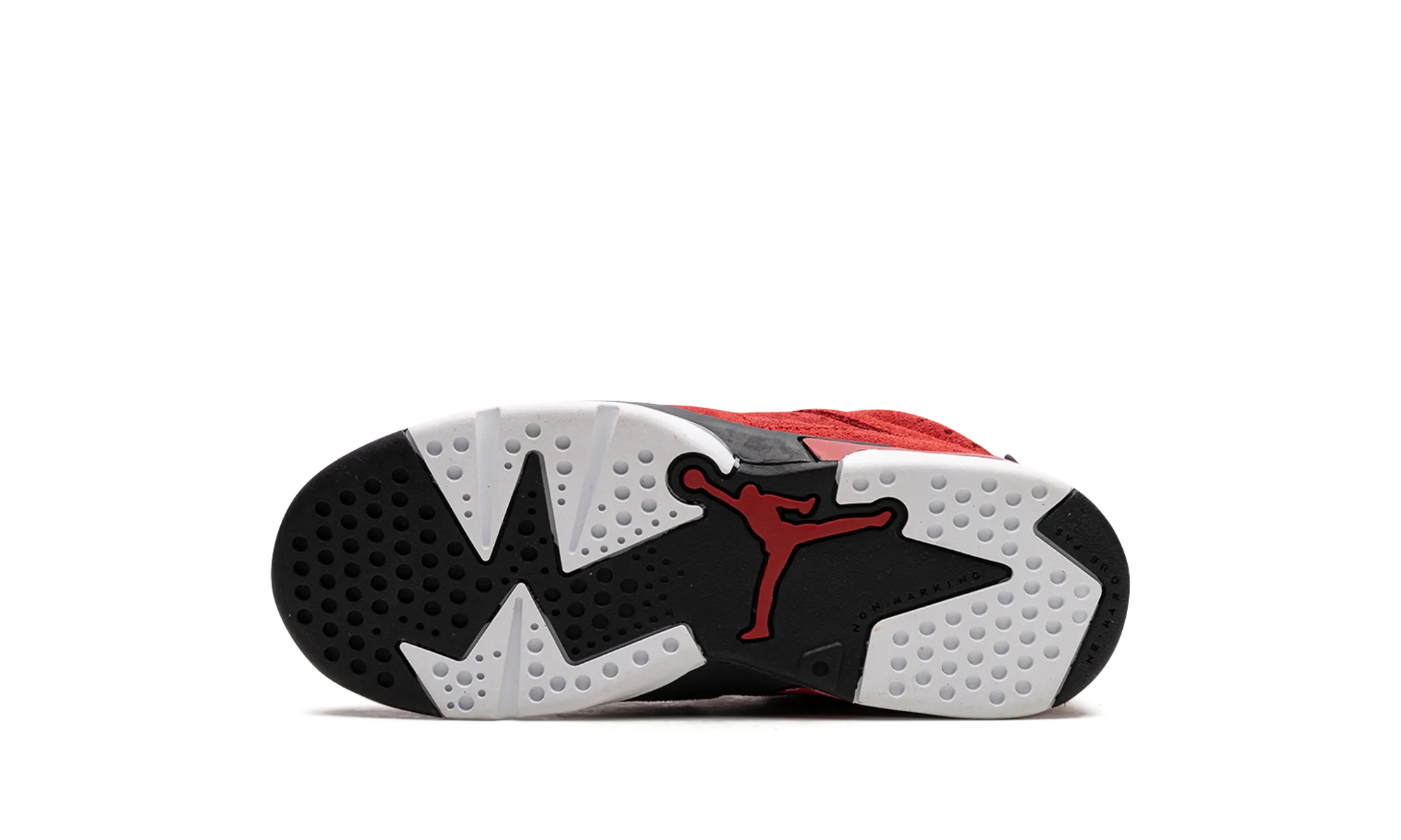 Air Jordan 6 PS "Toro Bravo" White Leather Slip On Sneakers