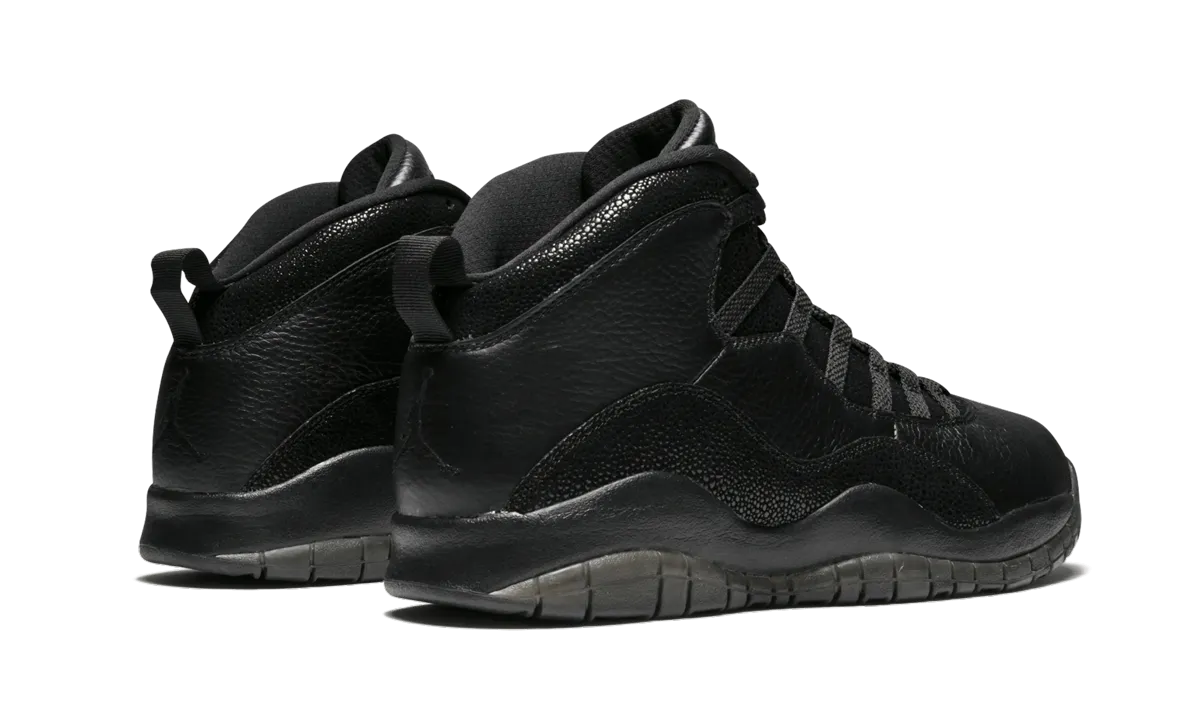 Air Jordan 10 Retro OVO "Black" Balenciaga Bouncer Sneakers