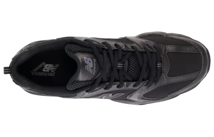 New Balance 530 Triple Black Leather New Balance Arch Support Trainers