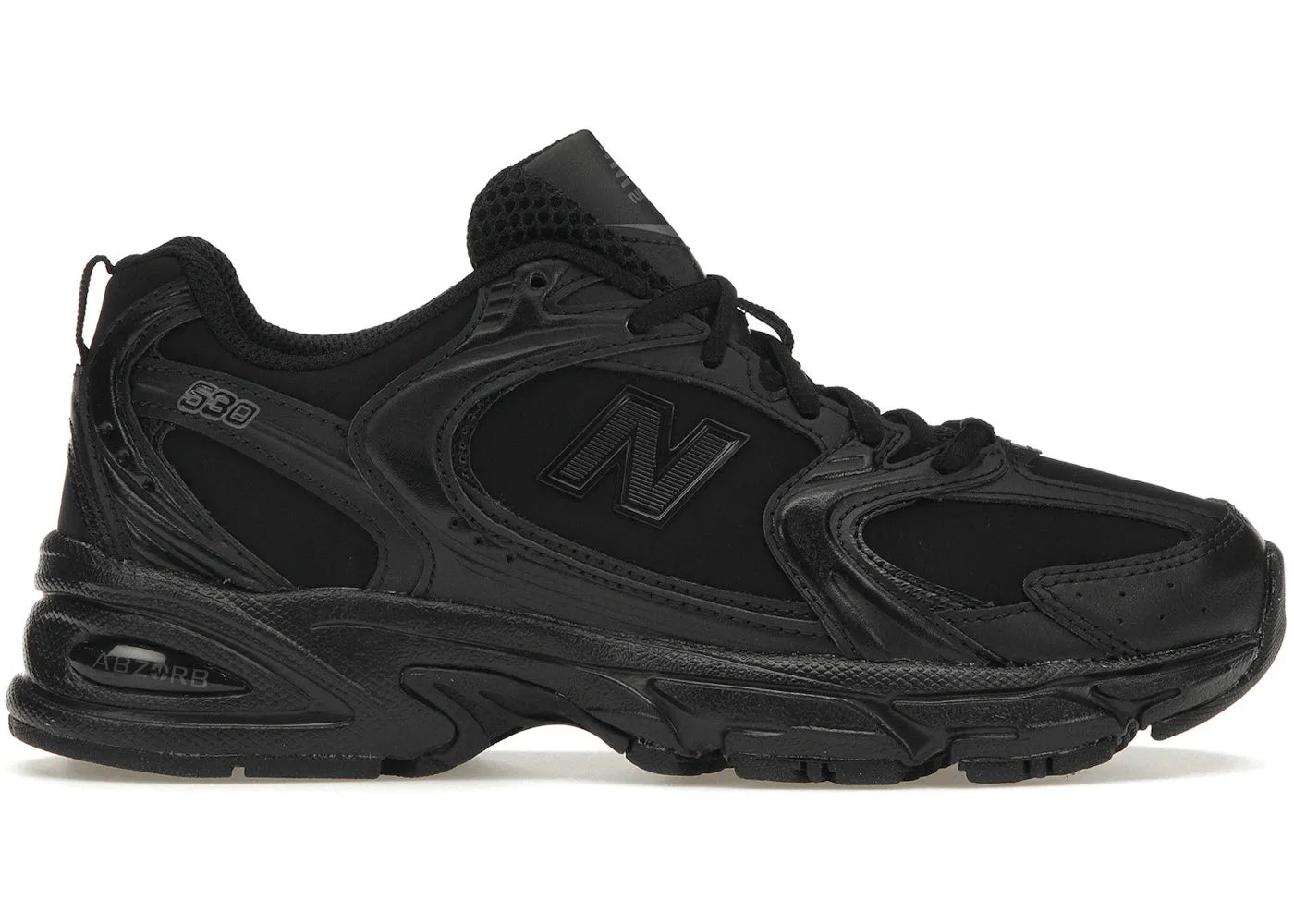 New Balance 530 Triple Black Leather New Balance 9060 Black Suede Yellow