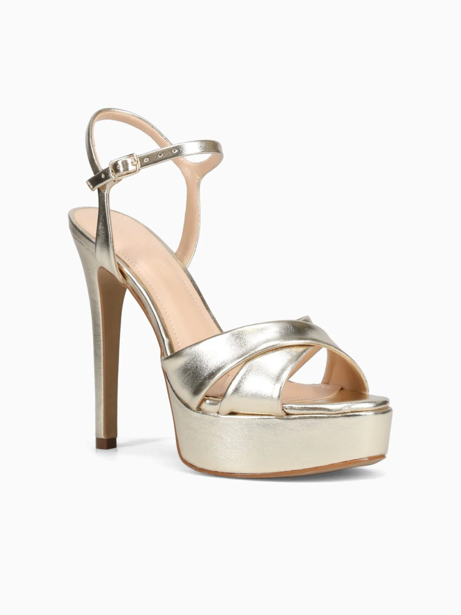 Dress Shoes With Casual Wear Calypso Ouro Soft Metalizado