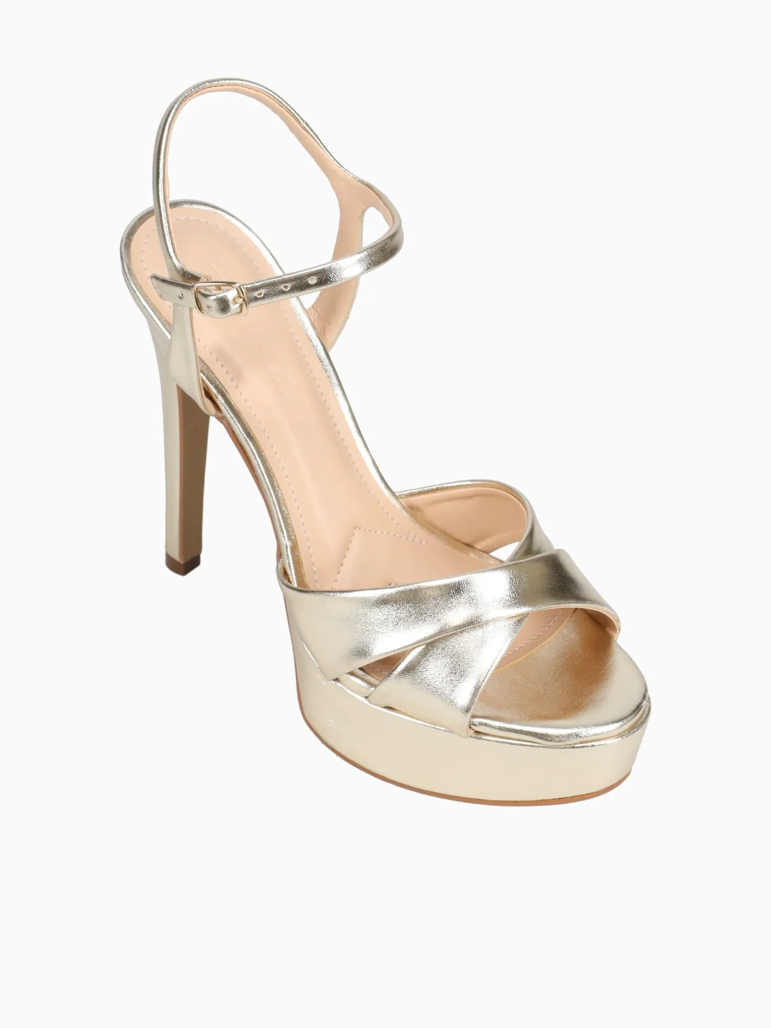 Calypso Ouro Soft Metalizado Two Tone Casual Shoes