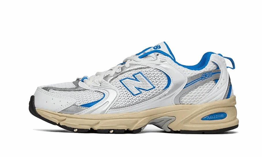 Silver New Balance Shoes 530 White Blue Oasis