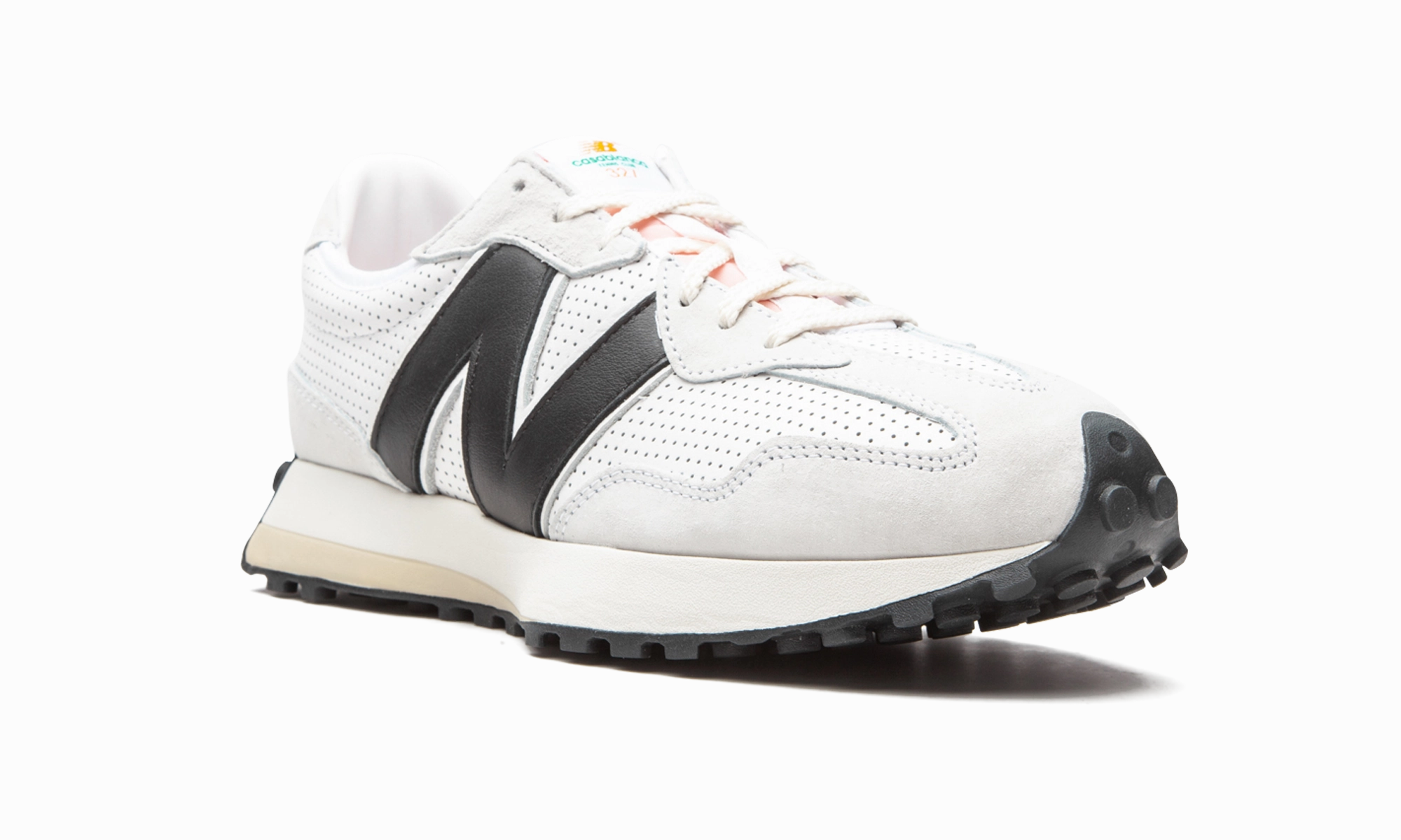 327 "Casablanca - White / Black" New Balance Safety Shoes
