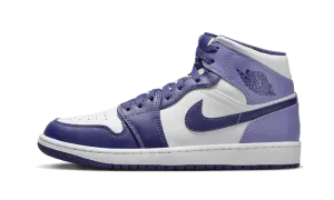 AirJordan 1 Mid Blueberry Best Sneakers With Wide Toe Box