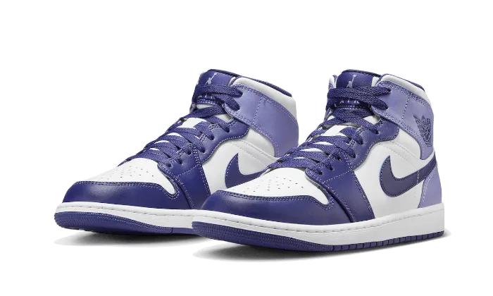 AirJordan 1 Mid Blueberry Bowling Sneakers