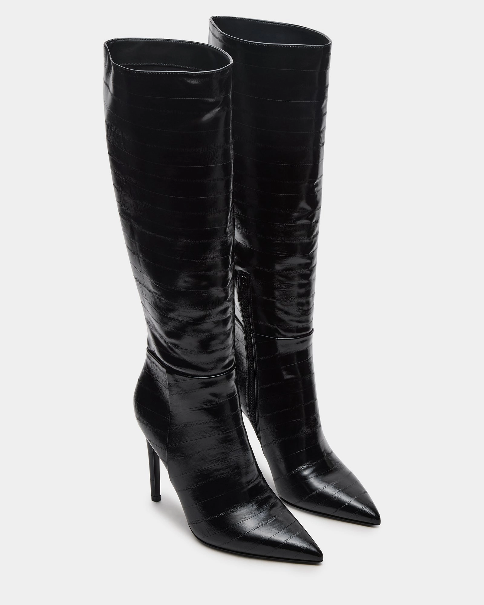 NITRO BLACK EEL WIDE CALF Texan Boots