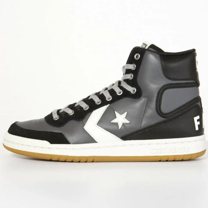 Gucci Sparkle Sneakers Converse scarpa sneakers da uomo  Fastbreak Hi 162788C nero grigio