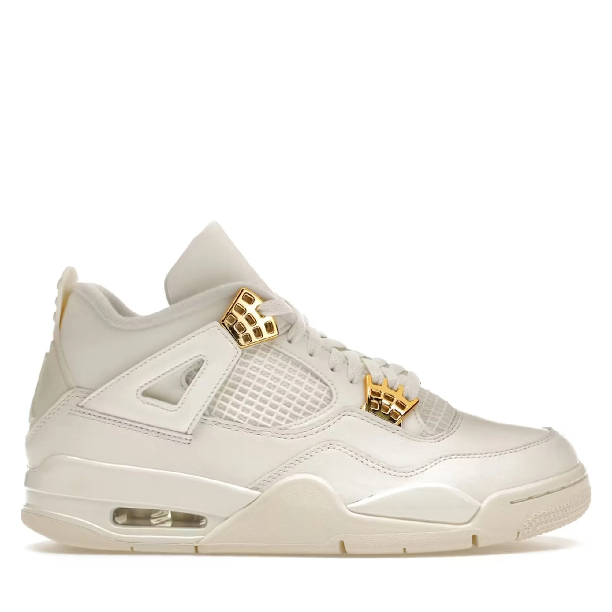 Jordan 4 Retro Metallic Gold (W) Turquoise Sneakers