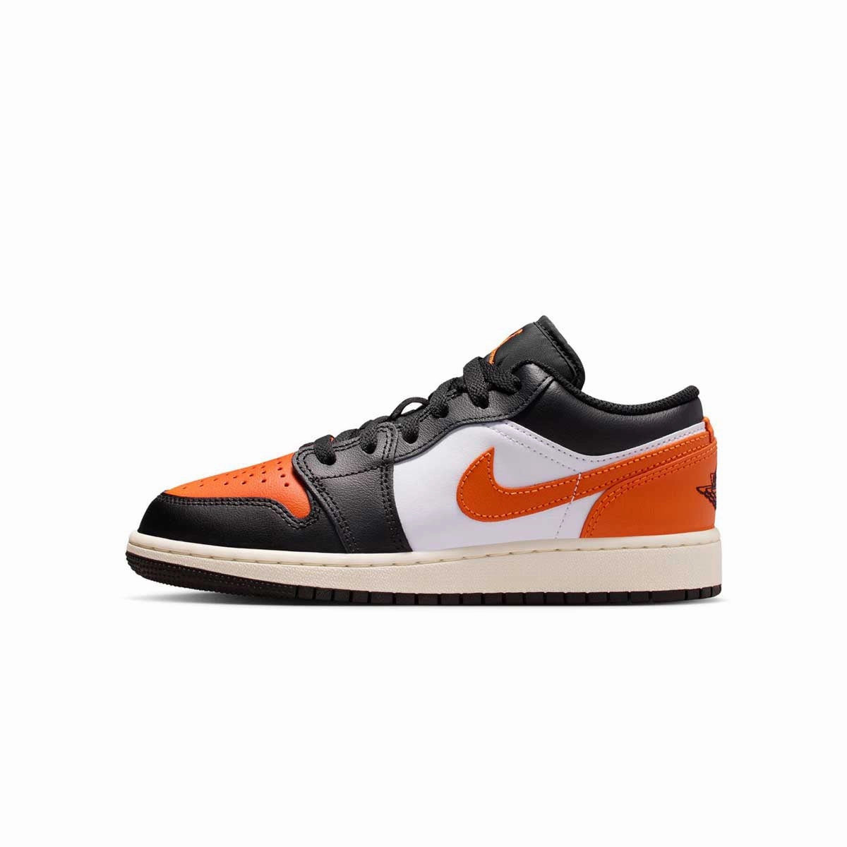 Kid's Air Jordan 1 Low 'Shatter Backboard' Coconut Sneakers