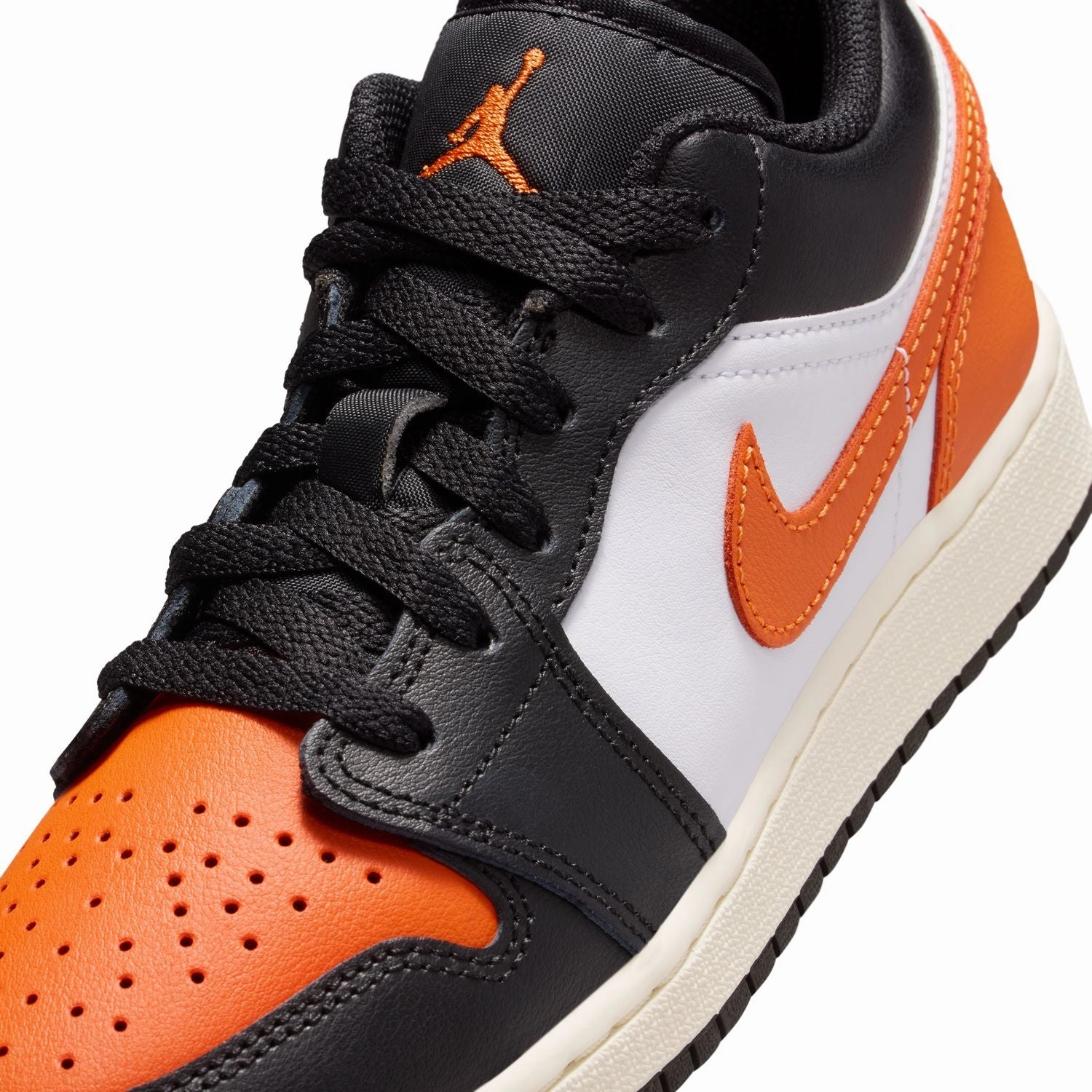 Kid's Air Jordan 1 Low 'Shatter Backboard' Gola Suede Sneakers
