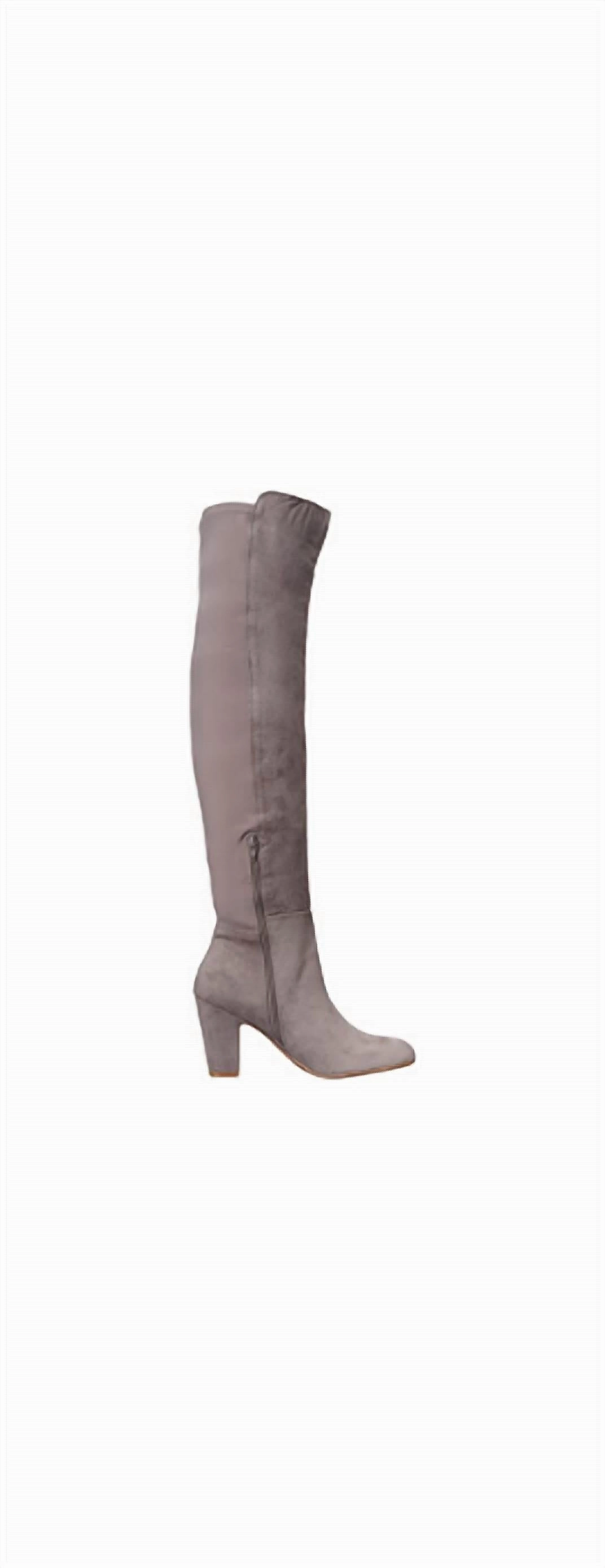 Mexican Western Boots Stacked Heeled Boots In Grey