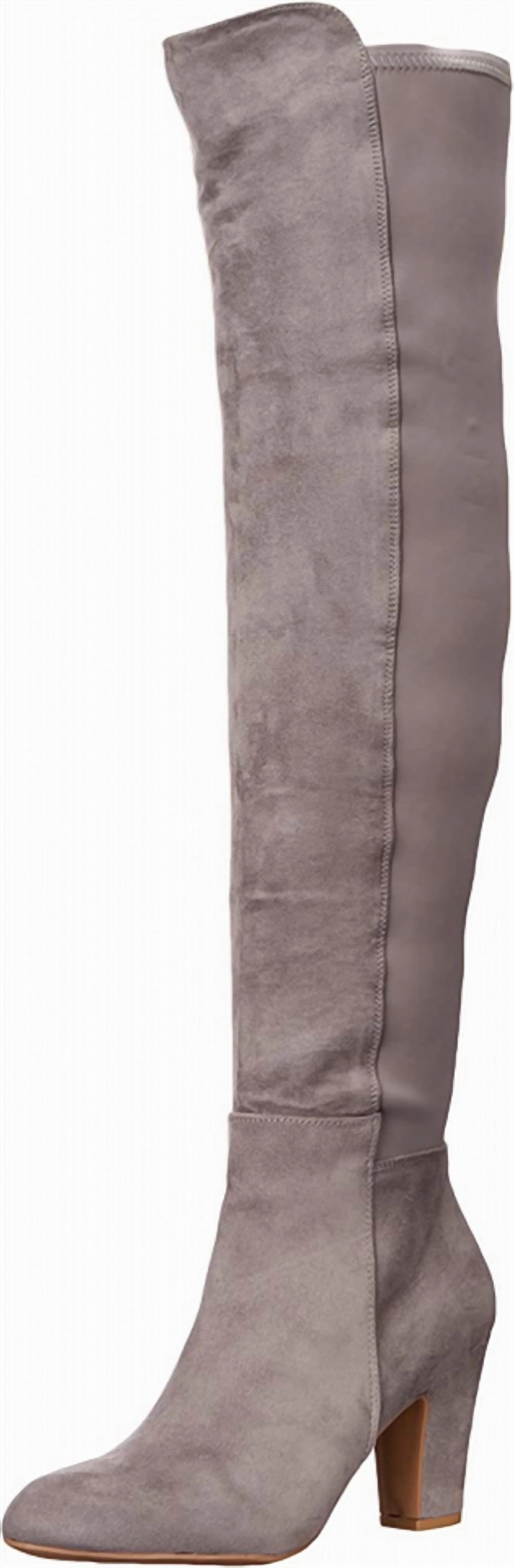 Stacked Heeled Boots In Grey Danner Mountain Boots