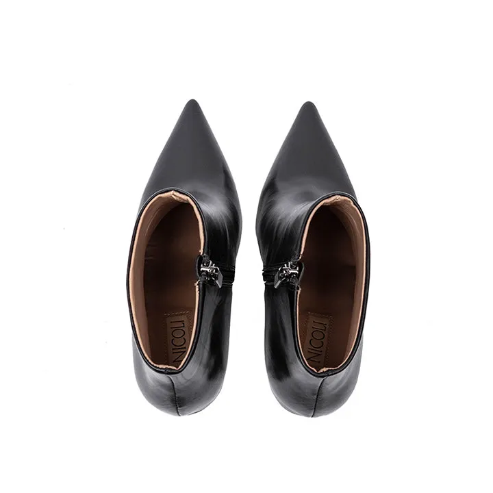 Cuban - Black Bootie Boots