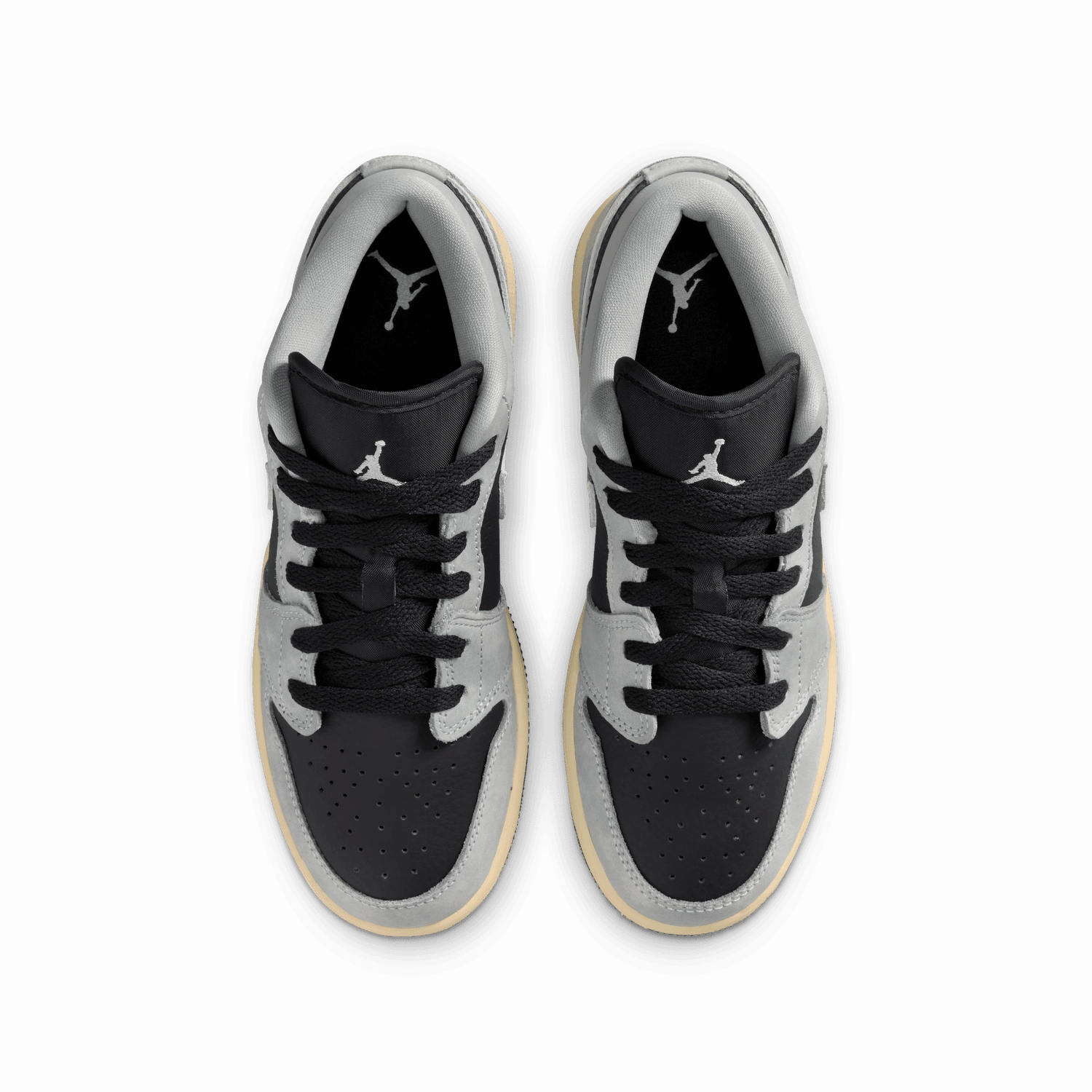 Shoes Sneakers Converse Air Jordan 1 Low SE 'Black/Smoke Grey' GS