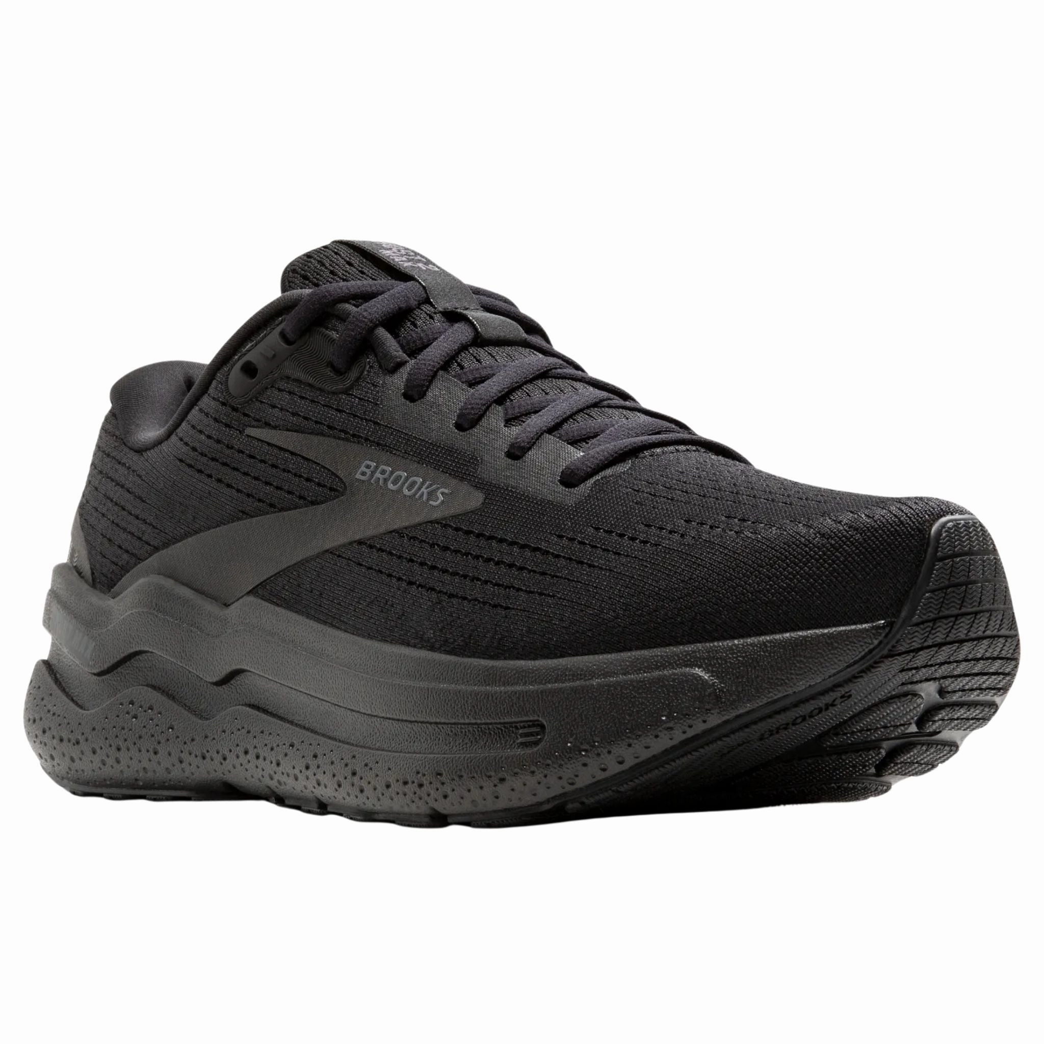 Brooks Men's 110431 020 Ghost Max 2 Black Black Ebony Cushion Neutral Running Shoes (WIDE) Smart Casual With Sport Shoes