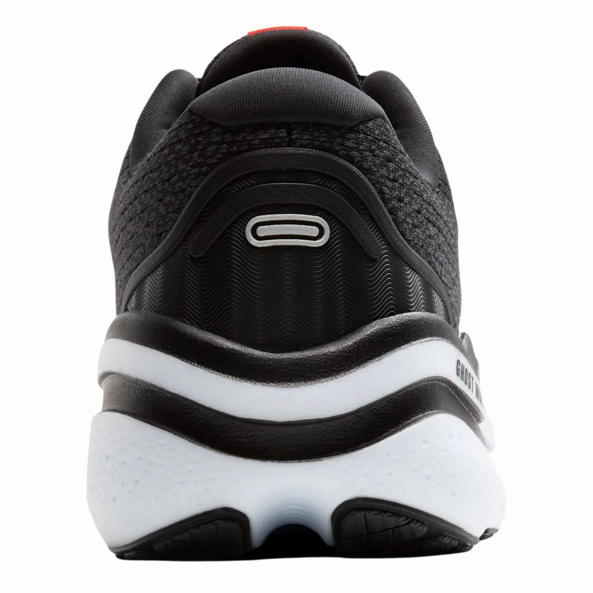 Zapato Del Barco Casual Shoe Brooks Men's 110431 027 Ghost Max 2 Black White Fiery Red Cushion Neutral Running Shoes