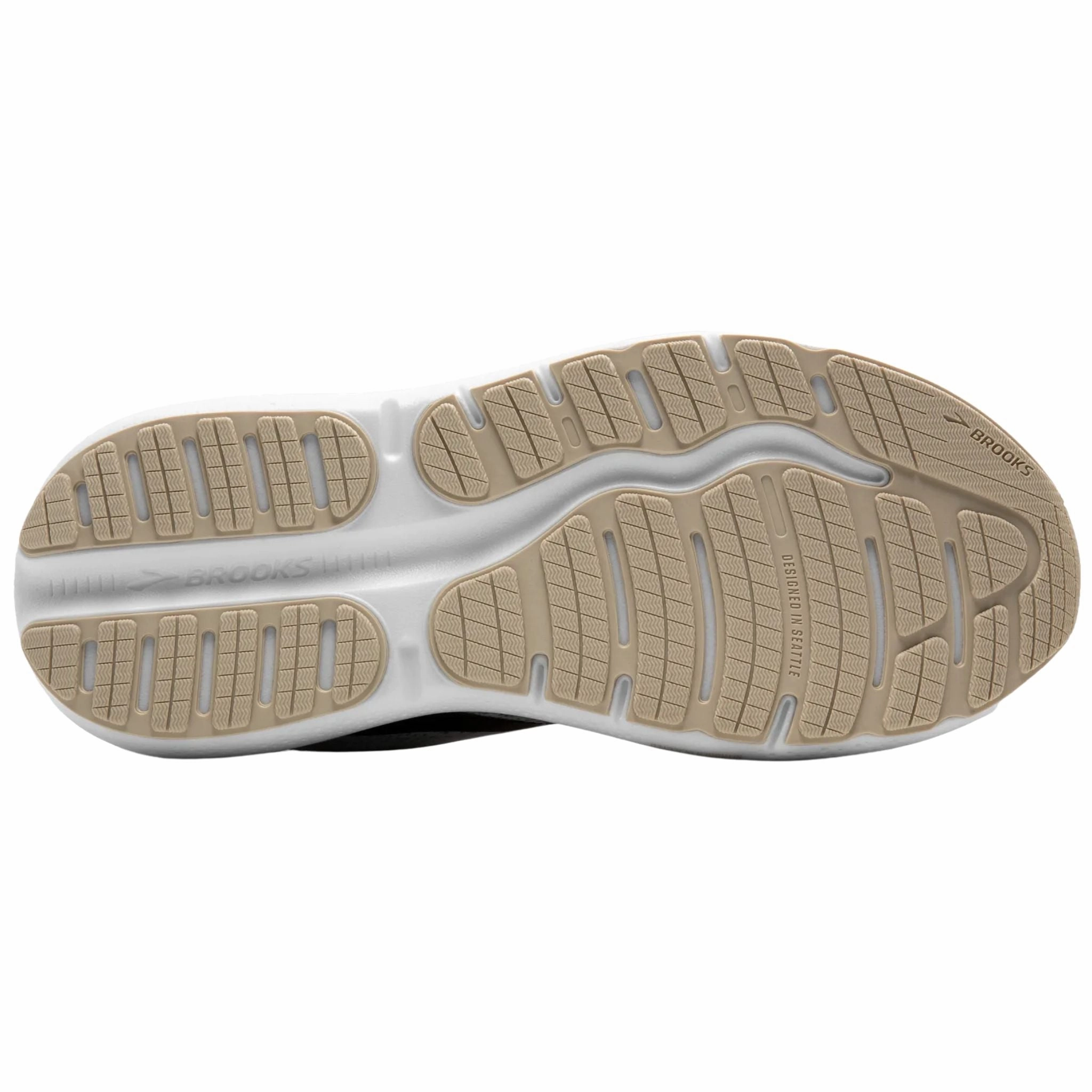 Gore Tex Casual Shoes Brooks Men's 110431 125 Ghost Max 2 White Pelican Oyster Cushion Neutral Running Shoes