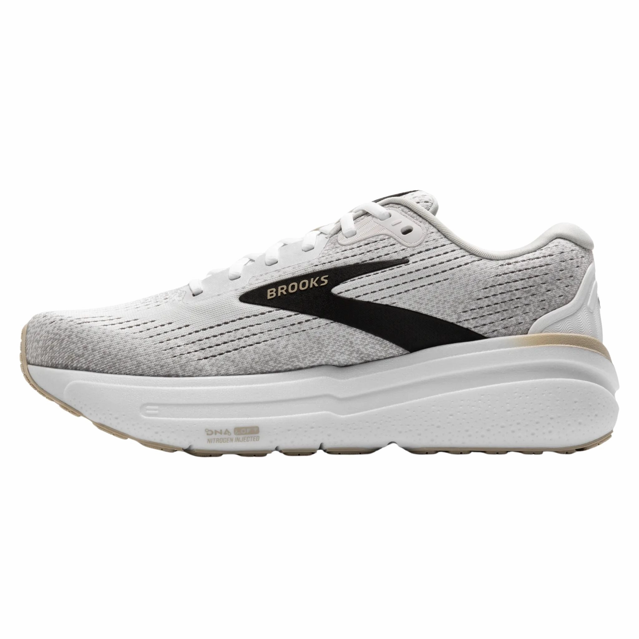 Classic Cortez Leather Casual Shoes Brooks Men's 110431 125 Ghost Max 2 White Pelican Oyster Cushion Neutral Running Shoes