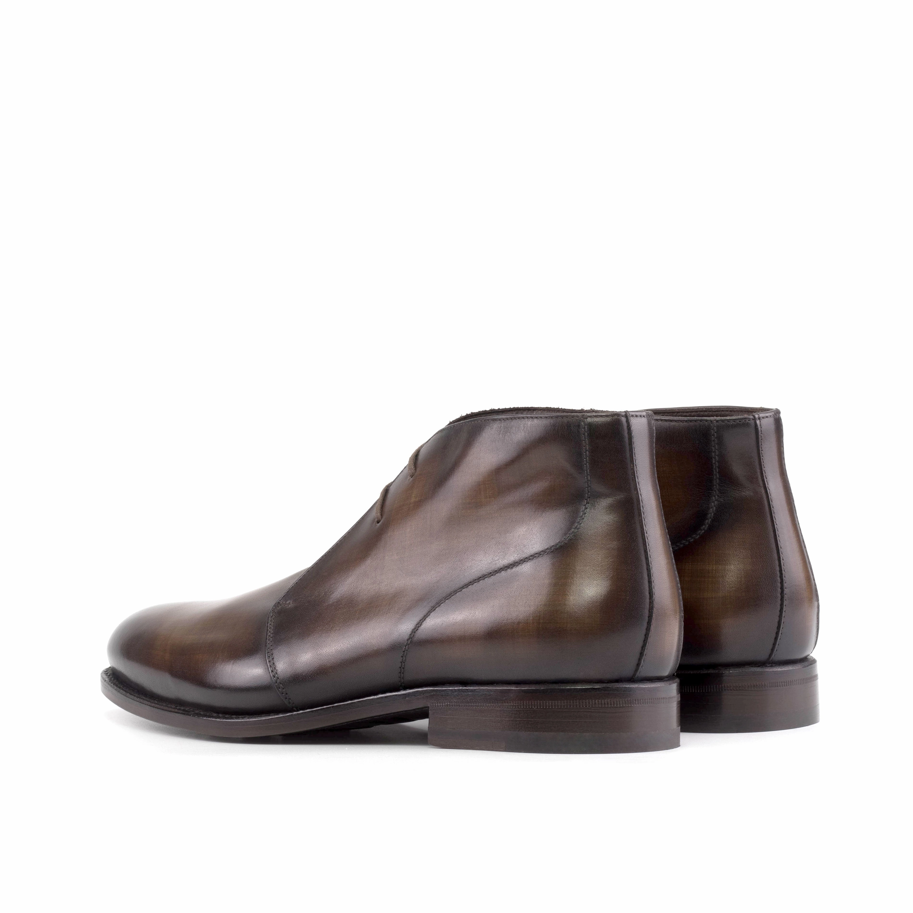Brown Patina Leather Chukka Boots Baffin Arctic Boots