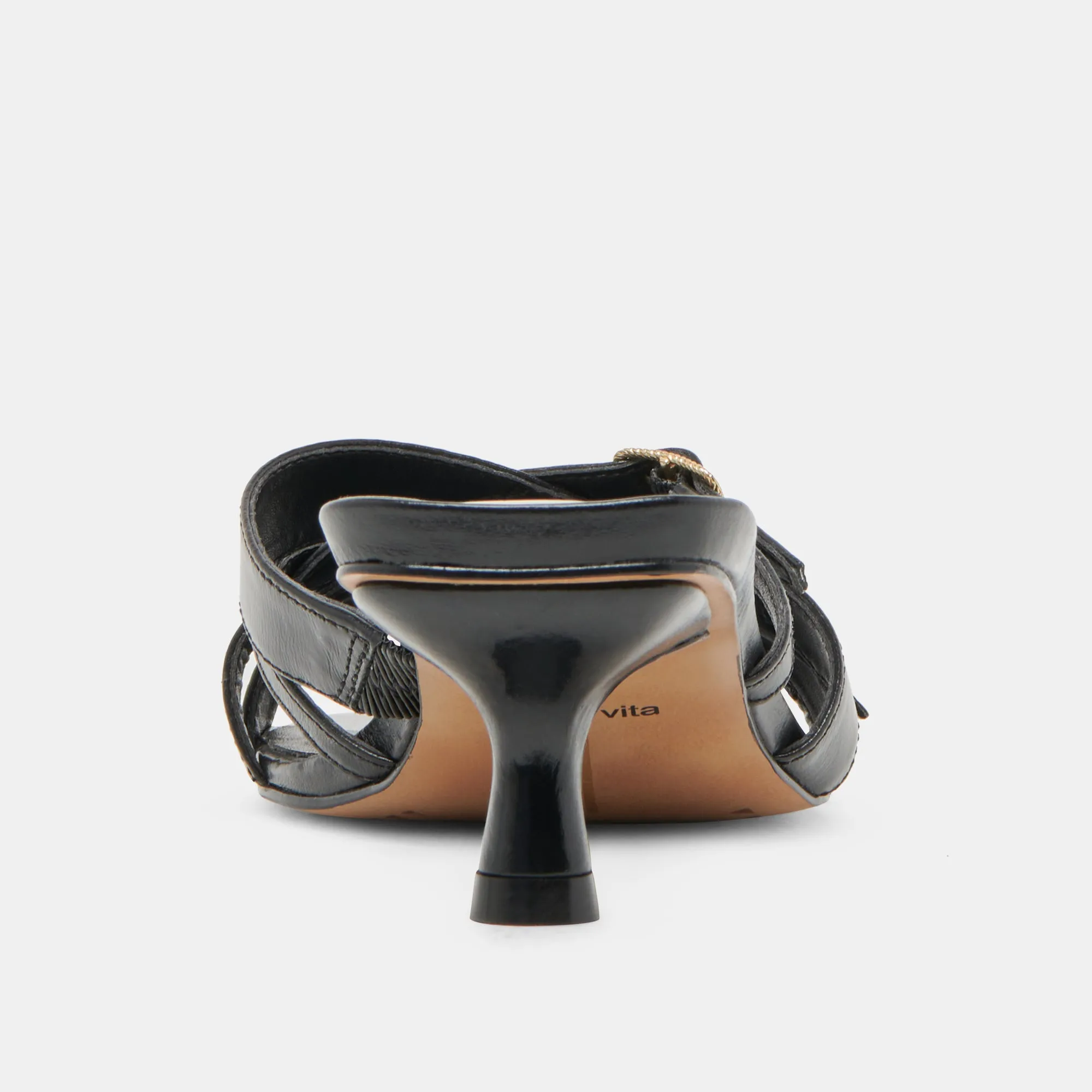 Highest Heels BRYANT HEELS MIDNIGHT CRINKLE PATENT