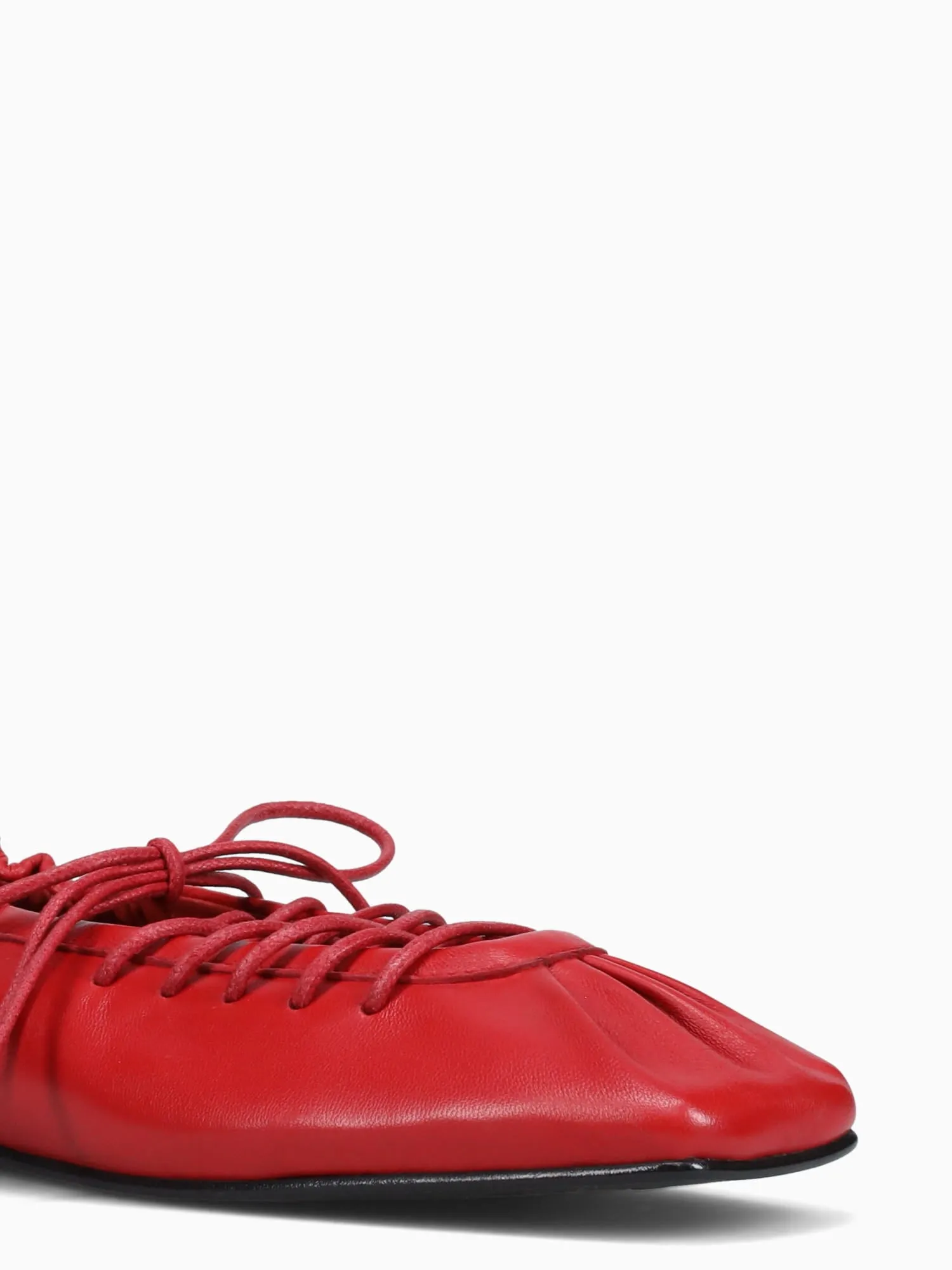 Asics Shoes Aureline Red Leather