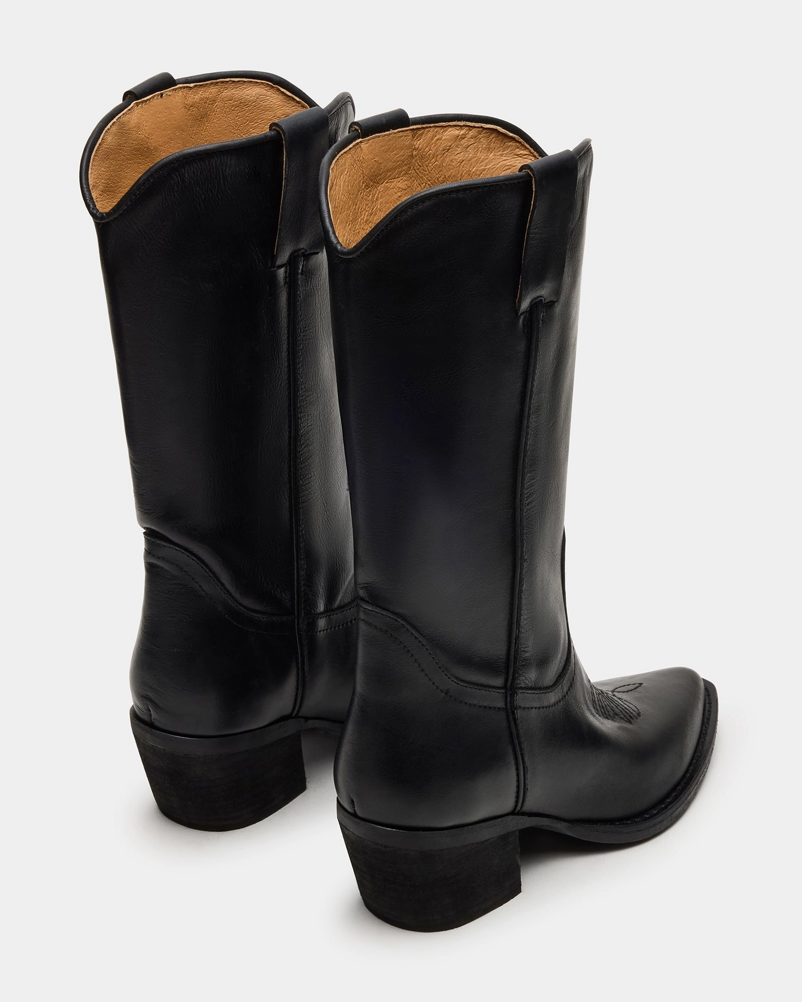 Faux Fur For Boots ALBANY BLACK LEATHER