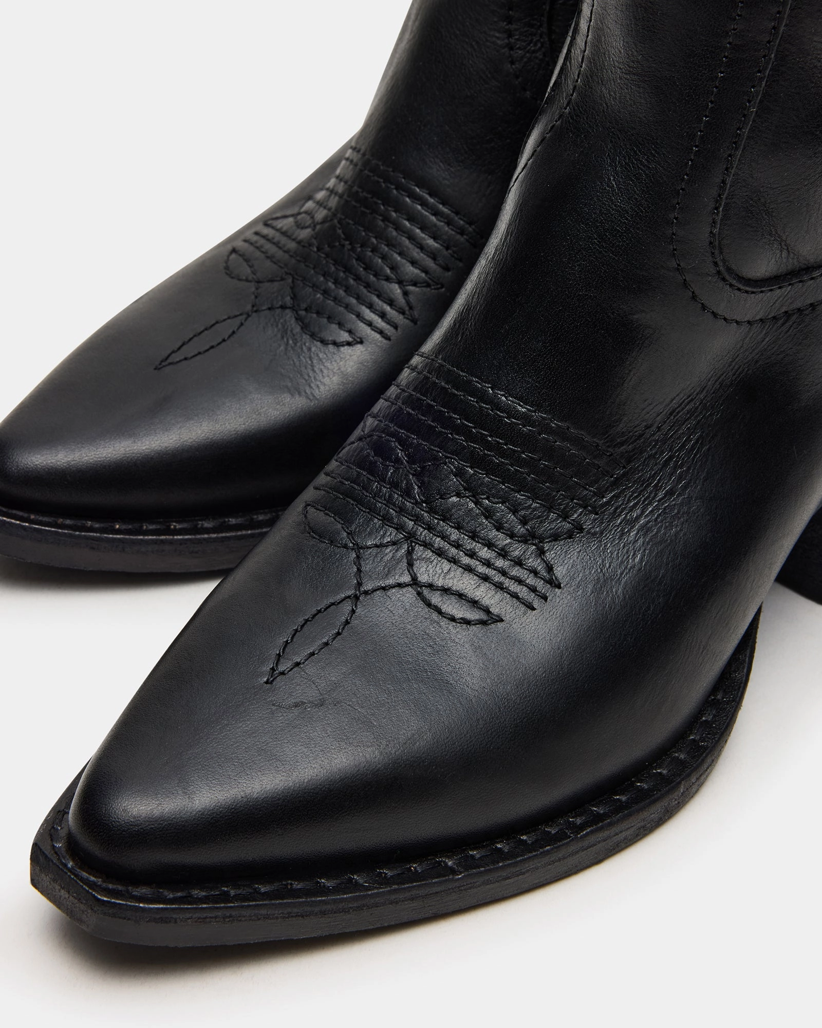 ALBANY BLACK LEATHER Designer Warehouse Boots
