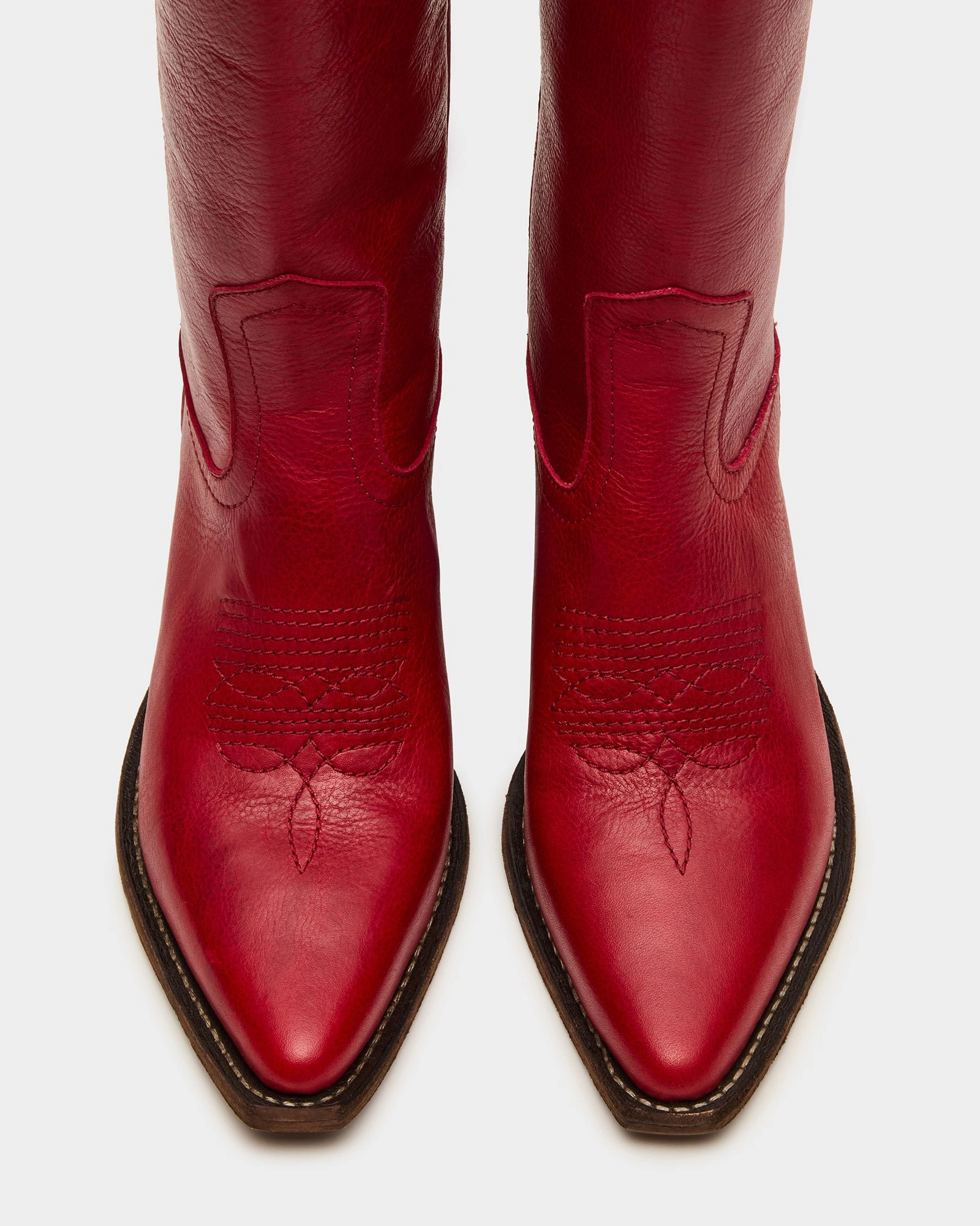 Top Waterproof Boots ALBANY RED LEATHER