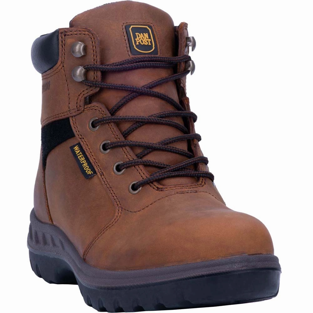 Extra Wide Calf Boots Burgess WP 6 inch Electrical Steel Toe Work Boots