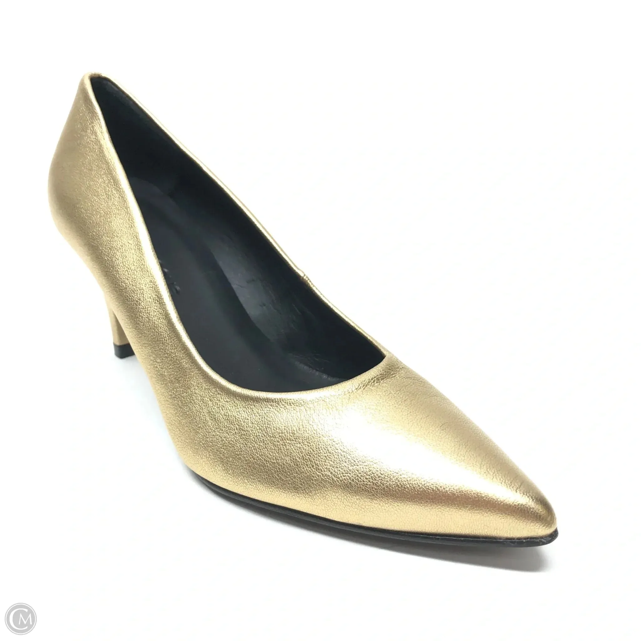 Johnston & Murphy Casual Shoes Shoes Heels Stiletto By Clothes Mentor In Gold, Size: 8