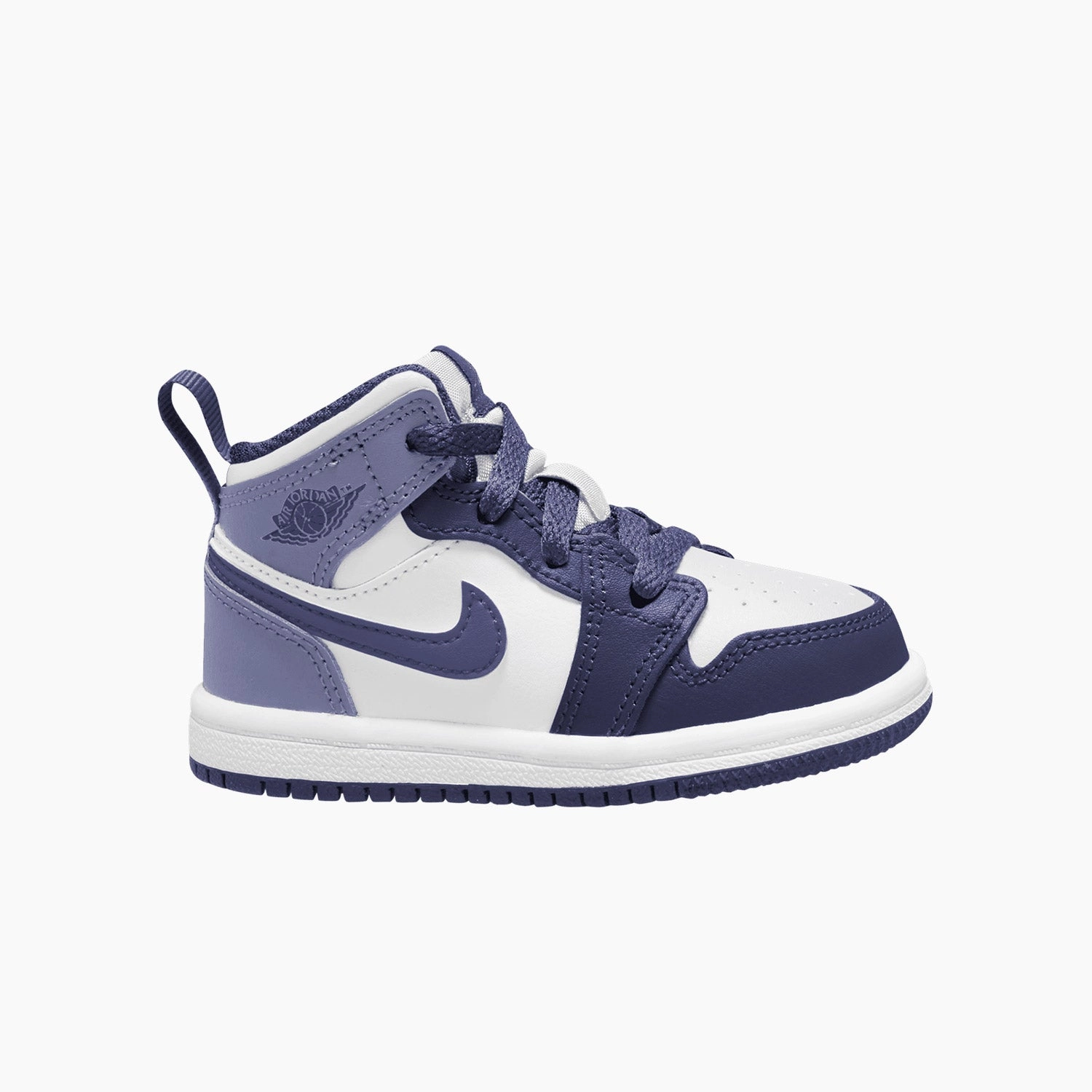 Kid's Jordan 1 Mid "Sky J Purple" Toddler Wide Leg Pants With Sneakers