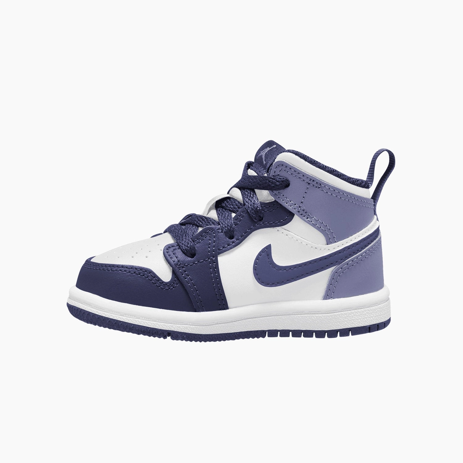 Kid's Jordan 1 Mid "Sky J Purple" Toddler Leather Sneakers High Top