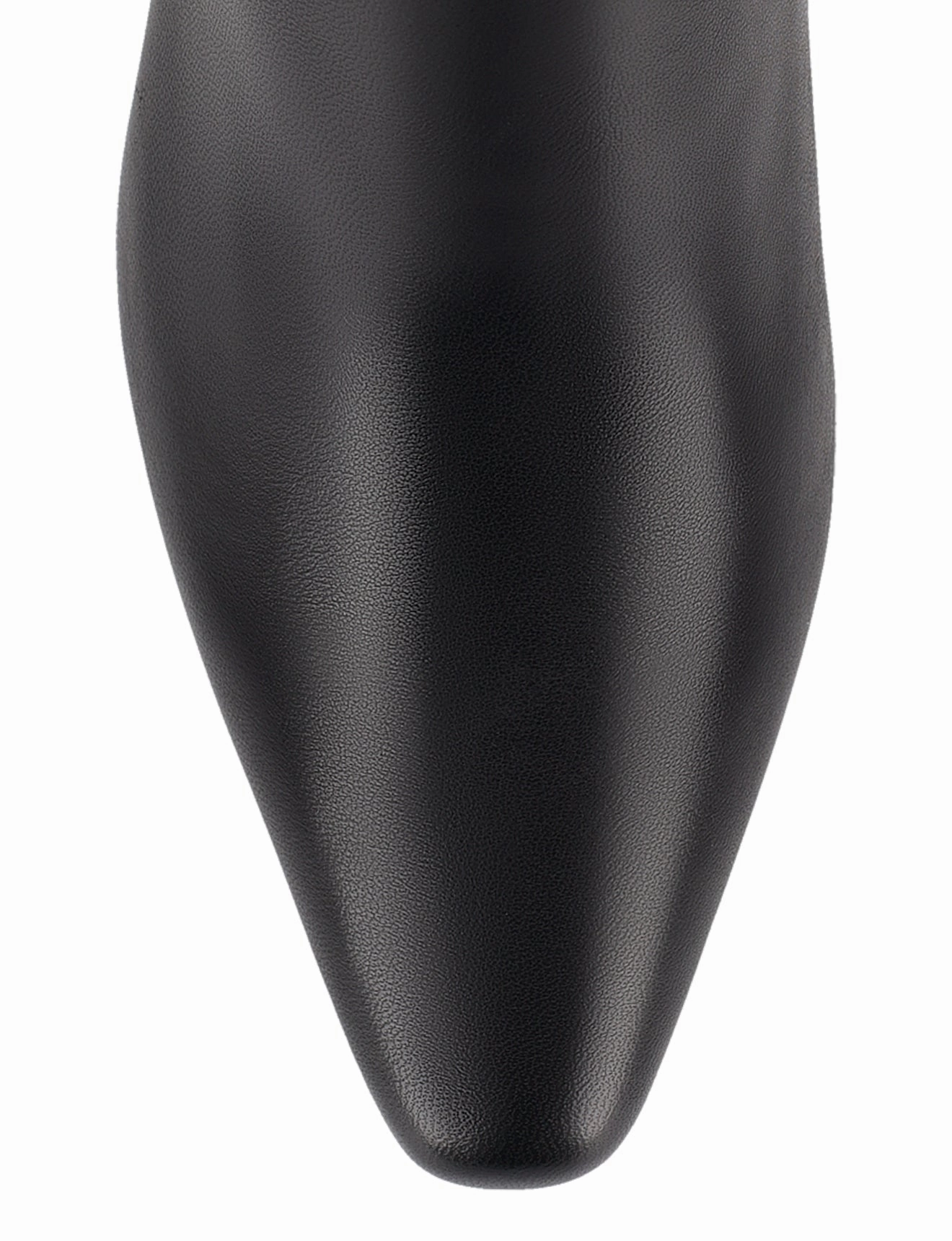 Cacey Long Boots - Black Leather Crocodile Cowboy Boots