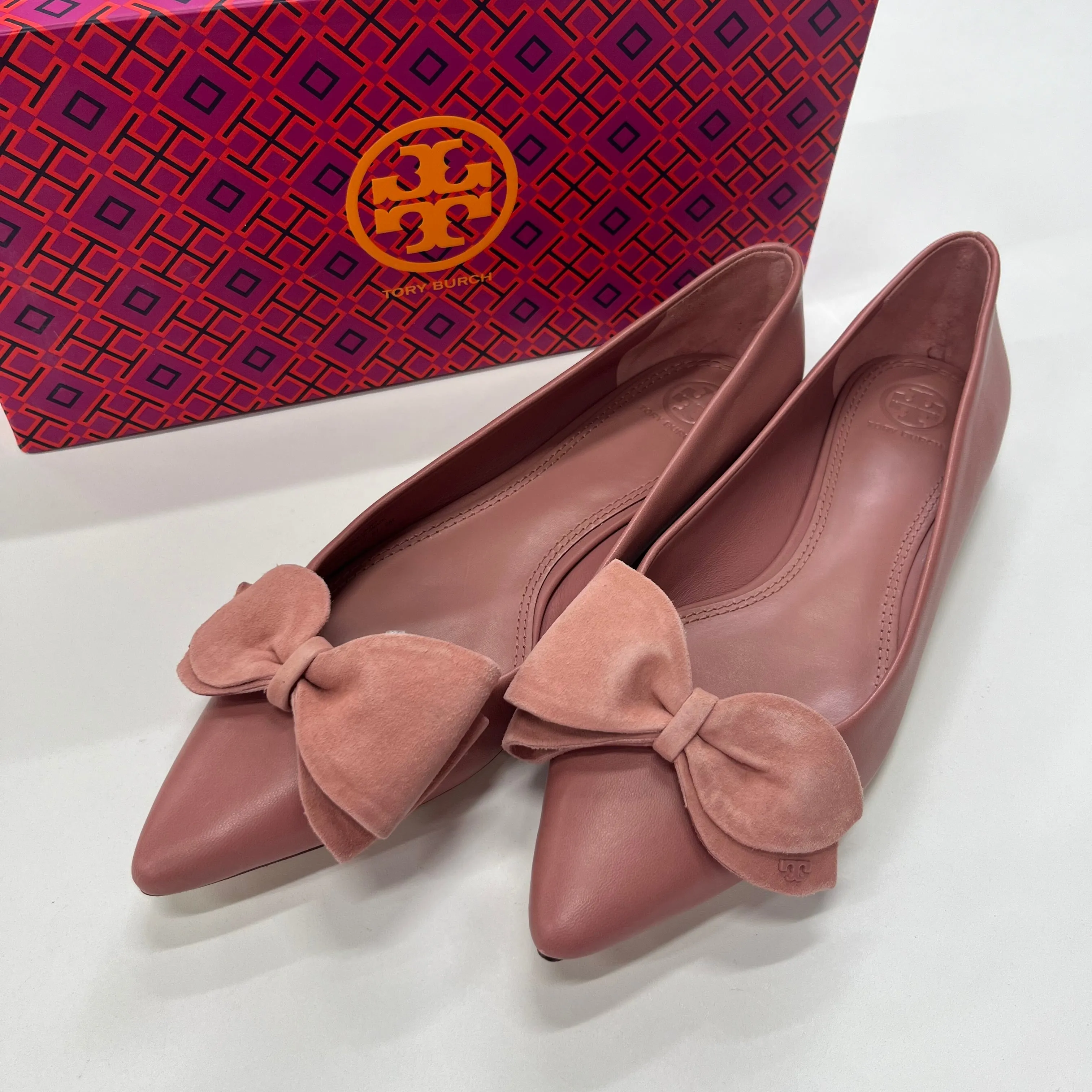 Shoes Casual Flats Pink Shoes Flats Ballet Tory Burch, Size 9
