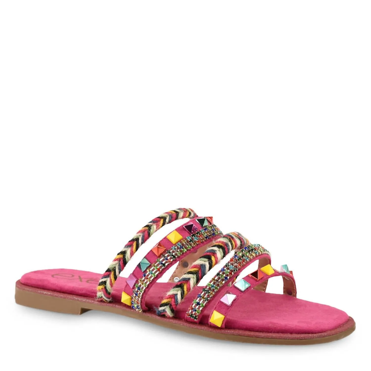 Branded Sandals Women's L2050-1201 Flat Sandals In Pink