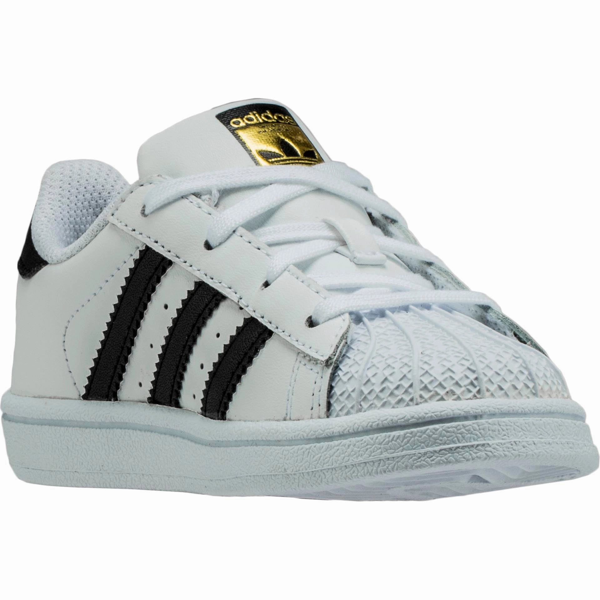 Adidas Basketball Shoes 2010 Superstar Infant Toddler Lifestyle Shoe - Black/White