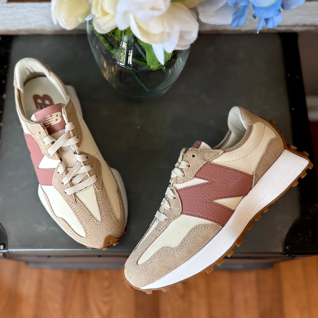 New Balance 327 Incense Bone Lslide Women's New Balance Tennis Shoes Mens Wide