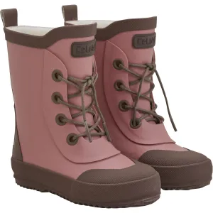 Youth Soccer Boots CeLaVi Brick Dust Thermal Wellies W. Wool Lining