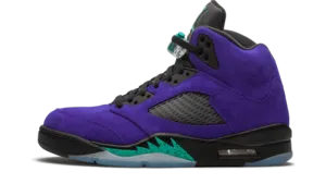 Air Jordan 5 Retro Alternate Grape Denim And Sneakers