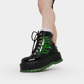 Boggs Boots CHA CHA CHA Hologram Flame Boots