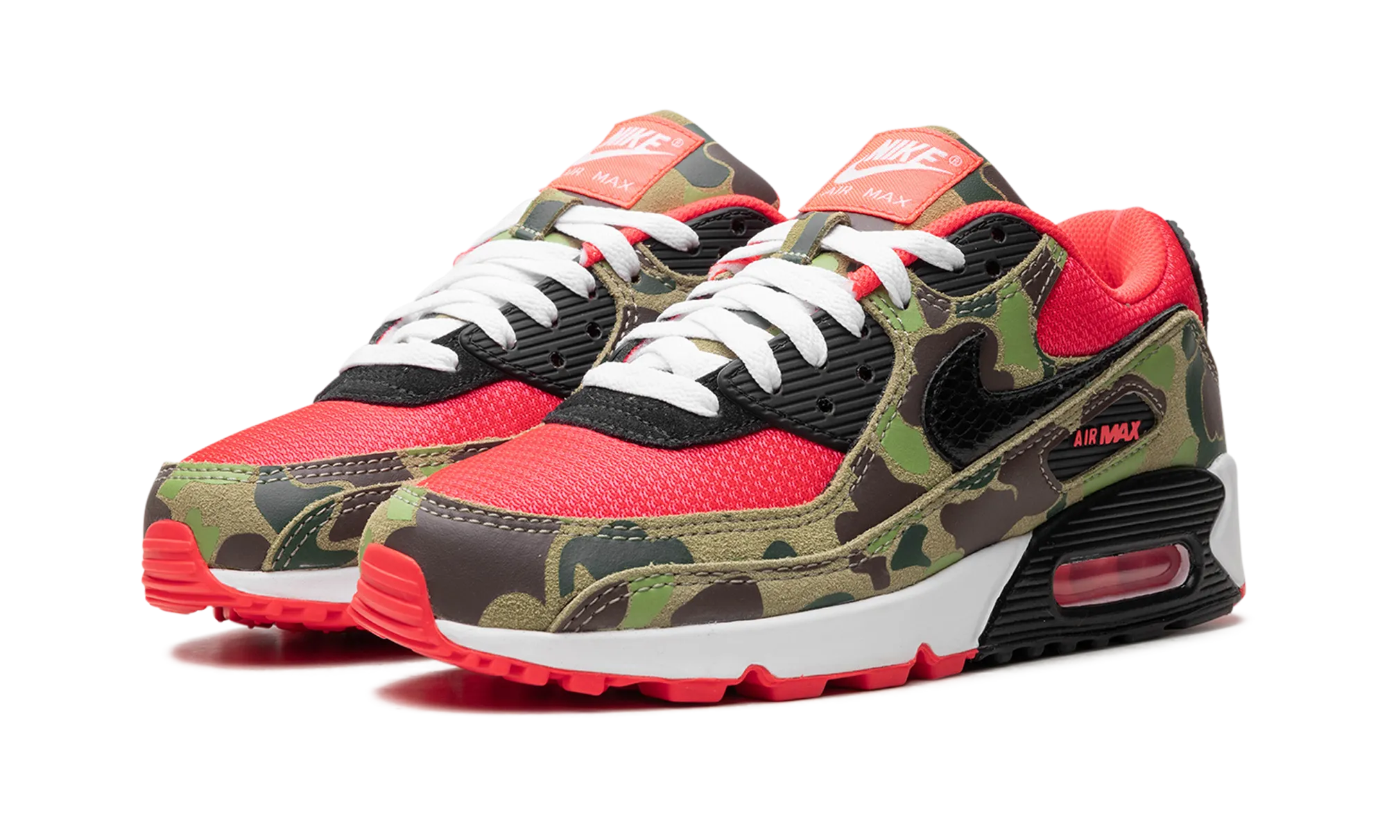 Lime Tennis Shoes Nike Air Max 90 Retro "Reverse Duck Camo"