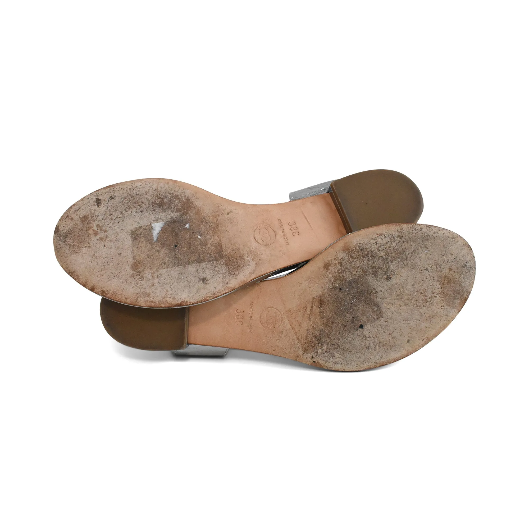 Best Casual Barefoot Shoes Chanel Chain Sandals - Women's 38