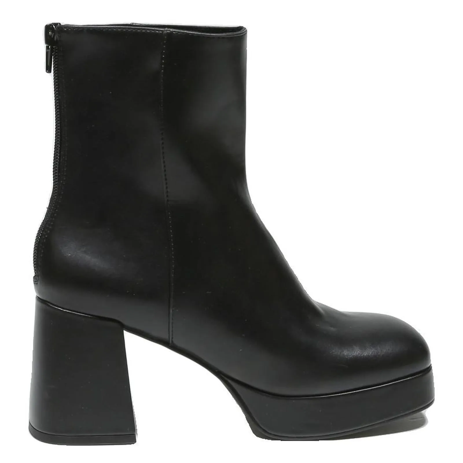 Balenciaga Knife Boots CHARLES & KEITH Womens Block Heel Leather Ankle Boots Black UK 3 Stylish