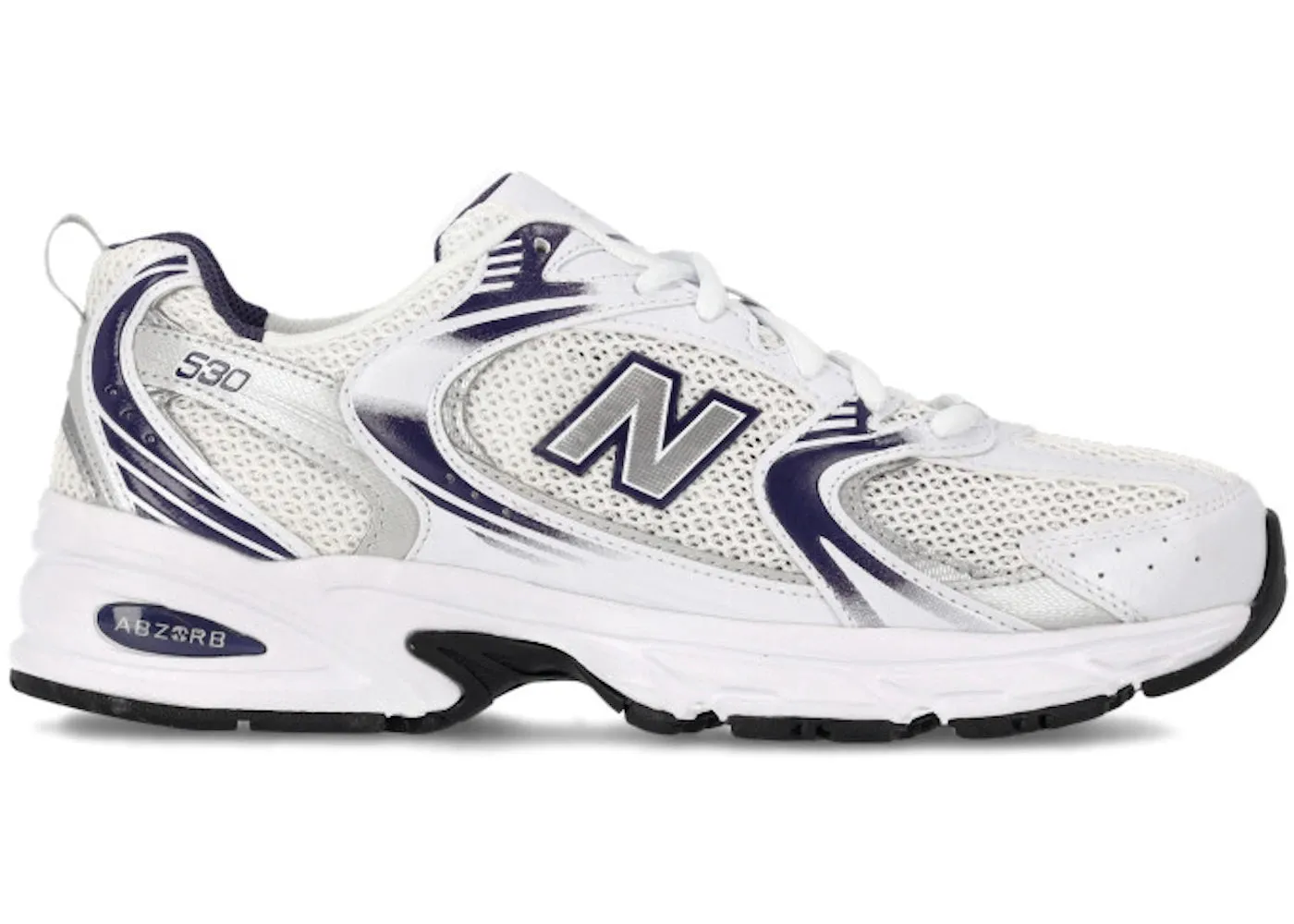 New Balance Metallic Womens New Balance 530 White Navy