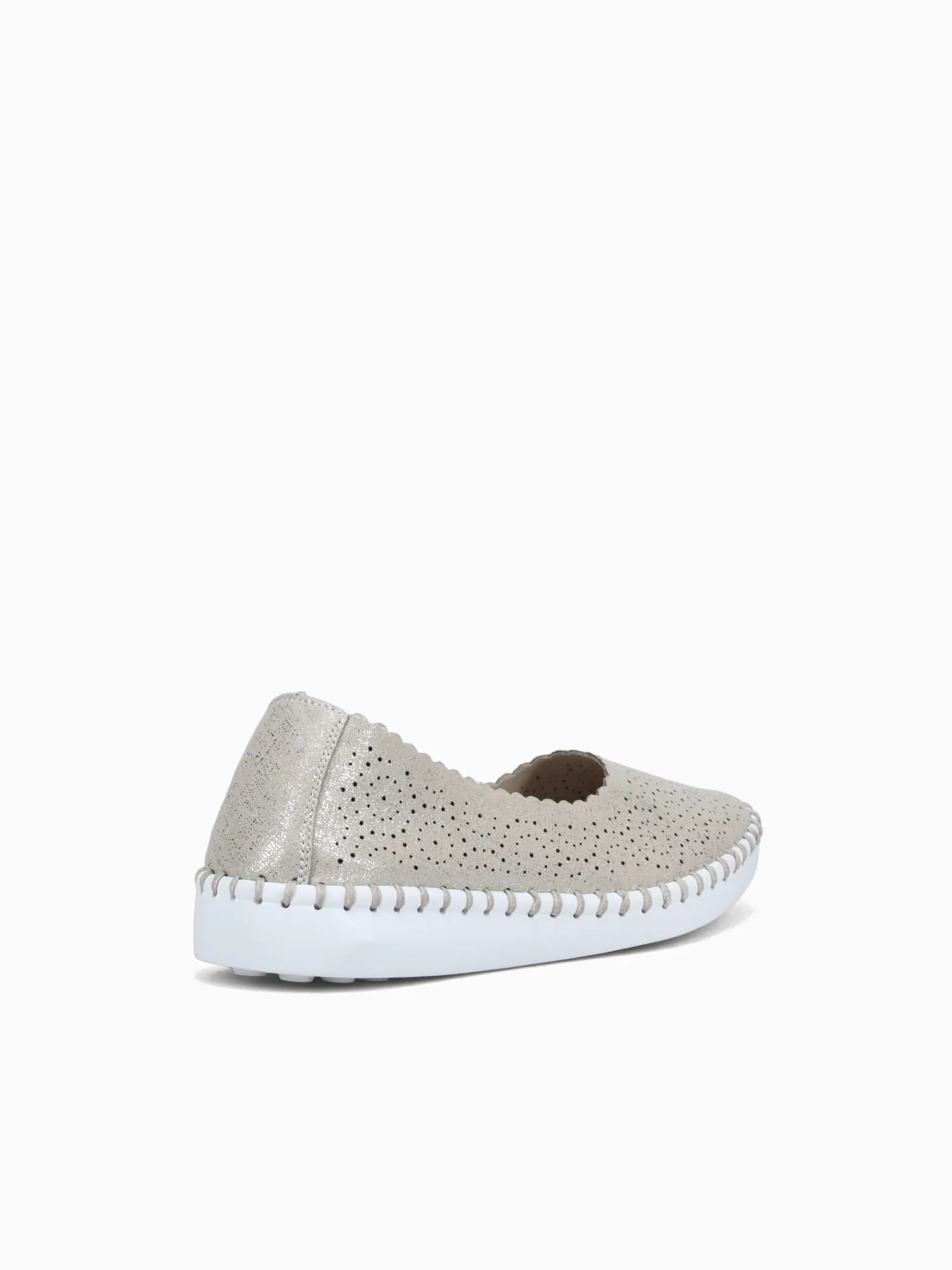 Billy Jean Silver Microfiber Casual Shoes 2015