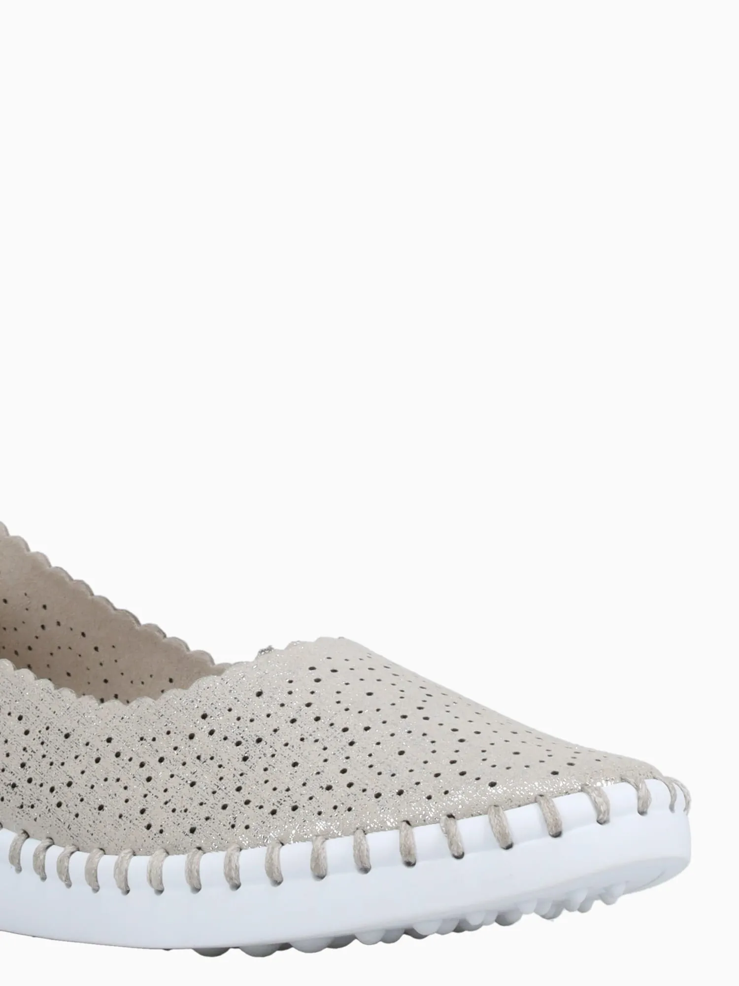 Billy Jean Silver Microfiber Dr Martens 1461 Casual Shoe